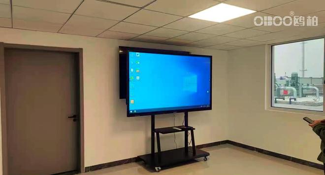 触控教育一体机中学会议国产工业大屏信息开元棋牌OBOO鸥柏丨100寸40点(图4)